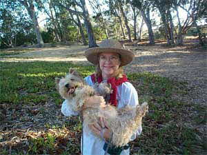 Misty and me when we went camping at Pismo Beach